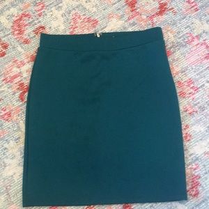 Green skirt